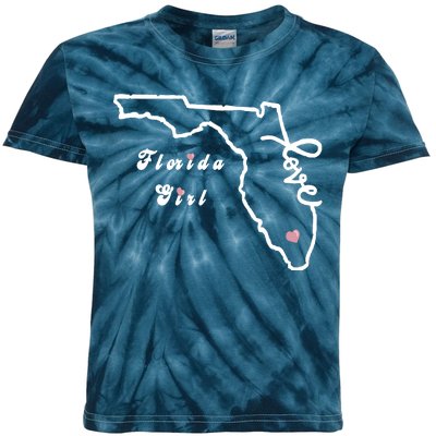 Florida Girl Kids Tie-Dye T-Shirt