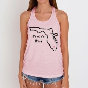 Florida Girl Women's Knotted Racerback Tank