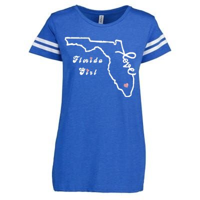 Florida Girl Enza Ladies Jersey Football T-Shirt