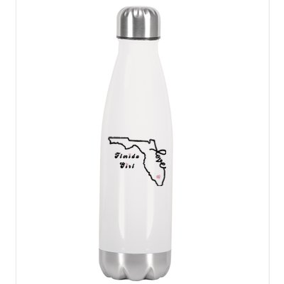 Florida Girl Stainless Steel Insulated Water Bottle