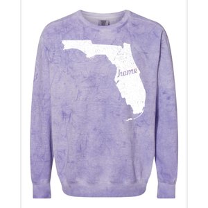 Florida Home State Colorblast Crewneck Sweatshirt