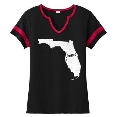 Florida Home State Ladies Halftime Notch Neck Tee