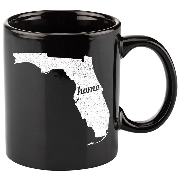 Florida Home State 11oz C Handle Ceramic Mug