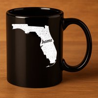 Florida Home State 11oz C Handle Ceramic Mug