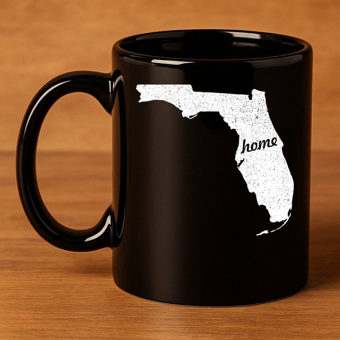 Florida Home State 11oz C Handle Ceramic Mug