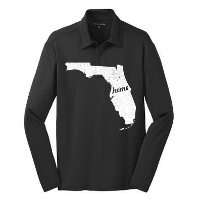 Florida Home State Silk Touch Performance Long Sleeve Polo