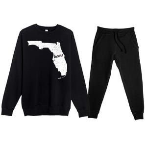 Florida Home State Premium Crewneck Sweatsuit Set