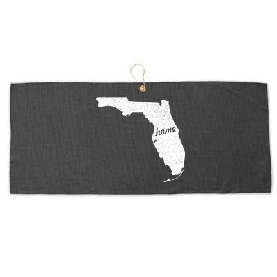 Florida Home State Large Microfiber Waffle Golf Towel