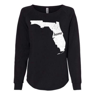 Florida Home State Womens California Wash Sweatshirt