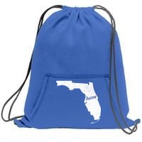 Florida Home State Sweatshirt Cinch Pack Bag