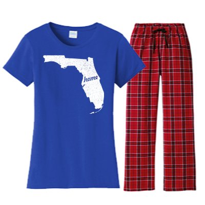 Florida Home State Women's Flannel Pajama Set