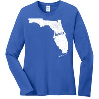 Florida Home State Ladies Long Sleeve Shirt