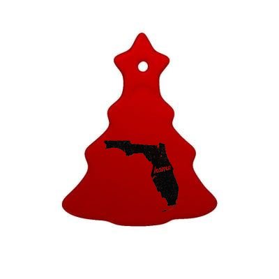 Florida Home State Ceramic Tree Ornament