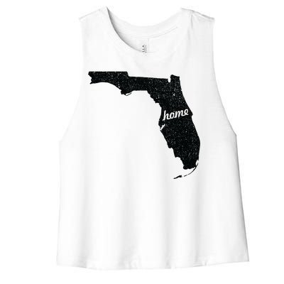 Florida Home State Women's Racerback Cropped Tank