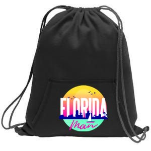 Florida Man Sweatshirt Cinch Pack Bag