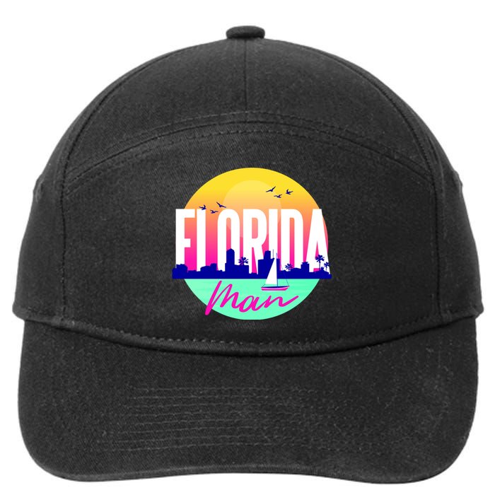 Florida Man 7-Panel Snapback Hat