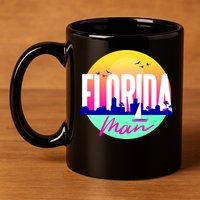 Florida Man 11oz C Handle Ceramic Mug