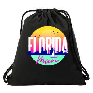 Florida Man Drawstring Bag