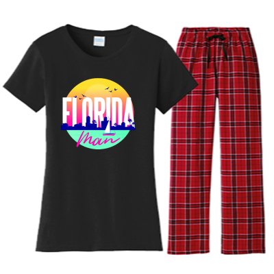 Florida Man Women's Flannel Pajama Set