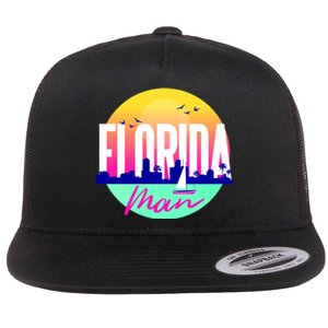 Florida Man Flat Bill Trucker Hat