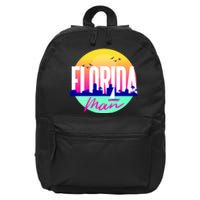 Florida Man 16 in Basic Backpack