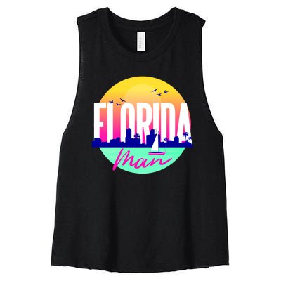 Florida Man Women's Racerback Cropped Tank