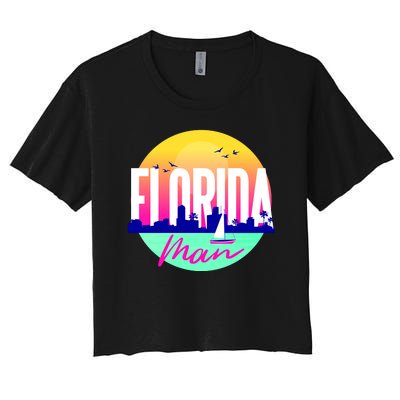 Florida Man Women's Crop Top Tee