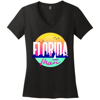 Florida Man Women's V-Neck T-Shirt