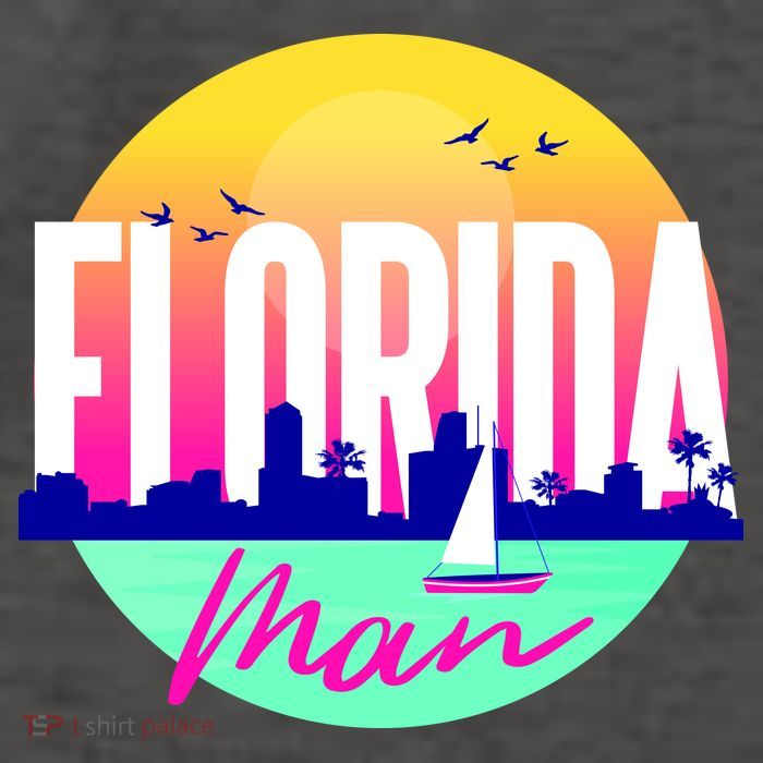 Florida Man Vector Backpack