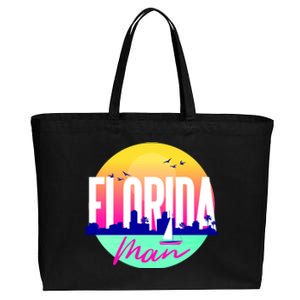 Florida Man Cotton Canvas Jumbo Tote