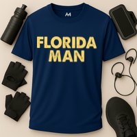 Florida Man Meme Cooling Performance Crew T-Shirt