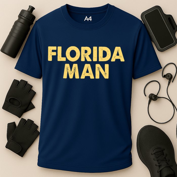 Florida Man Meme Cooling Performance Crew T-Shirt