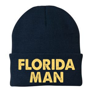 Florida Man Meme Knit Cap Winter Beanie