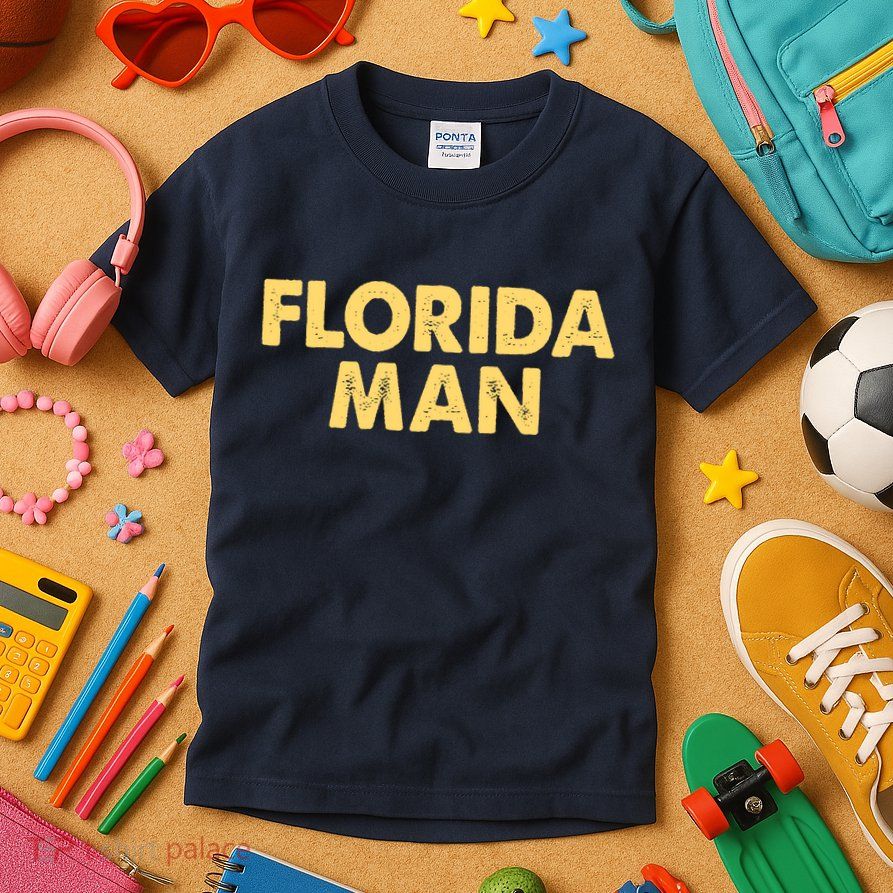 Florida Man Meme Kids T-Shirt