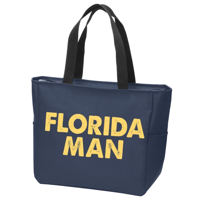 Florida Man Meme Zip Tote Bag