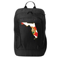 Florida Map State Flag City Backpack