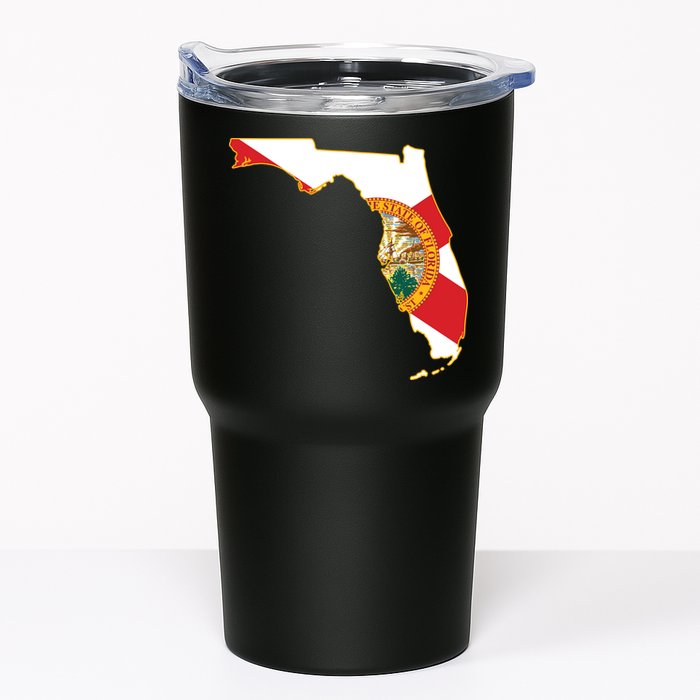 Florida Map State Flag Tumbler