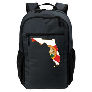 Florida Map State Flag Daily Commute Backpack