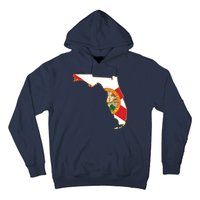 Florida Map State Flag Hoodie