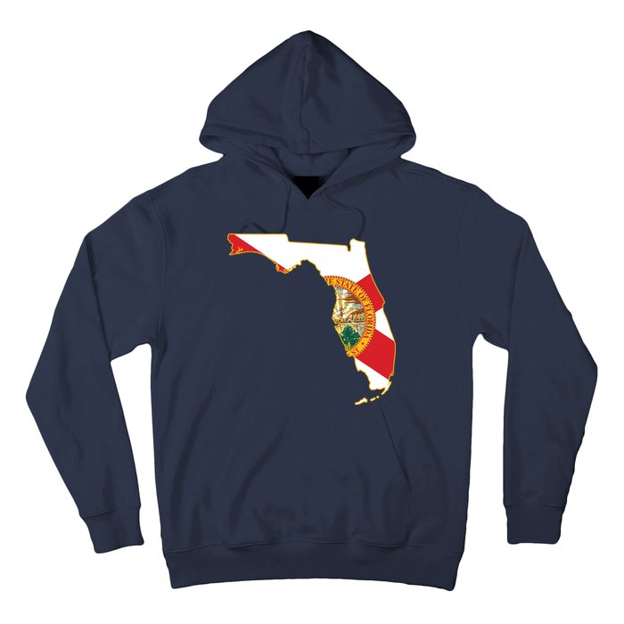 Florida Map State Flag Hoodie