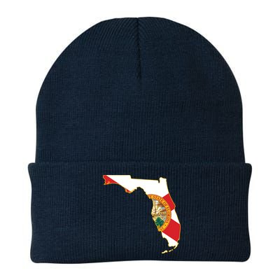 Florida Map State Flag Beanie