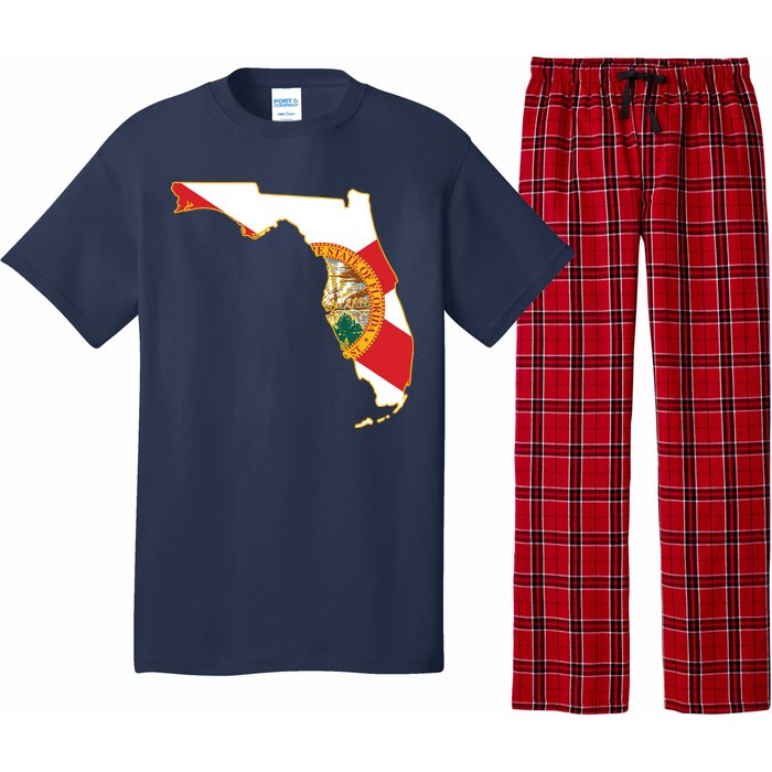 Florida Map State Flag Pajama Set