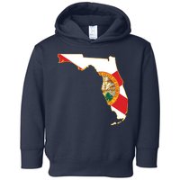 Florida Map State Flag Toddler Hoodie