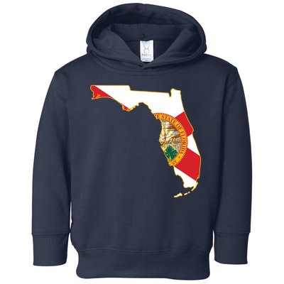 Florida Map State Flag Toddler Hoodie