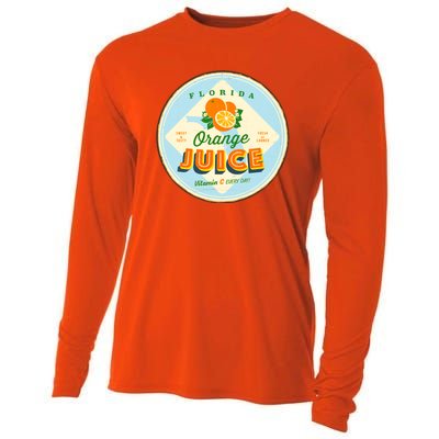 Florida Orange Juice Vitamin C Everyday Cooling Performance Long Sleeve Crew