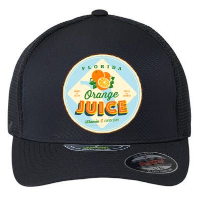 Florida Orange Juice Vitamin C Everyday Flexfit Unipanel Trucker Cap