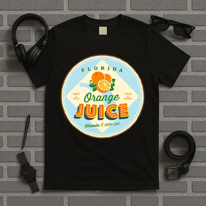 Florida Orange Juice Vitamin C Everyday T-Shirt