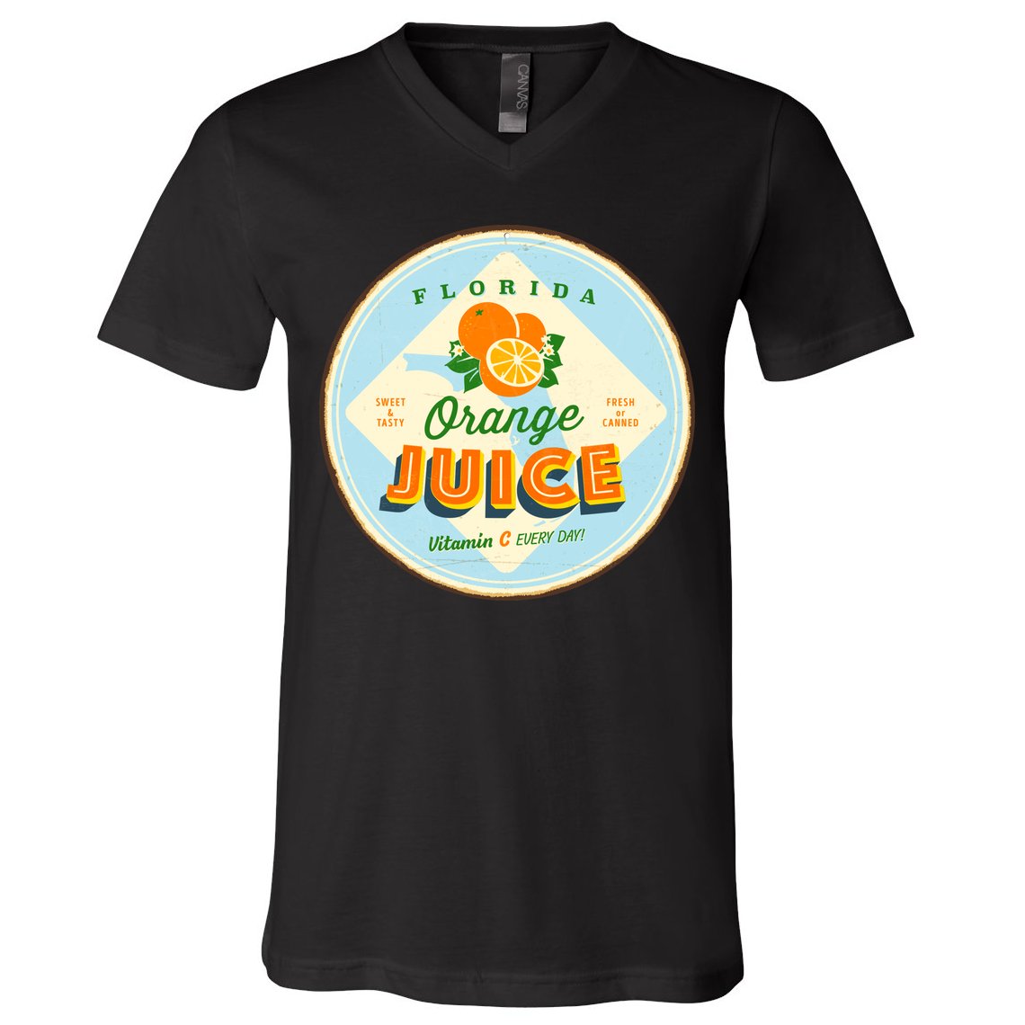 Florida Orange Juice Vitamin C Everyday V-Neck T-Shirt