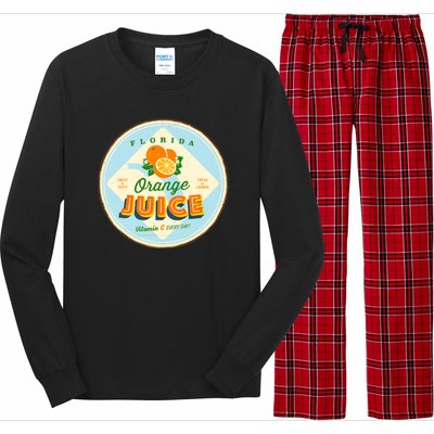 Florida Orange Juice Vitamin C Everyday Long Sleeve Pajama Set