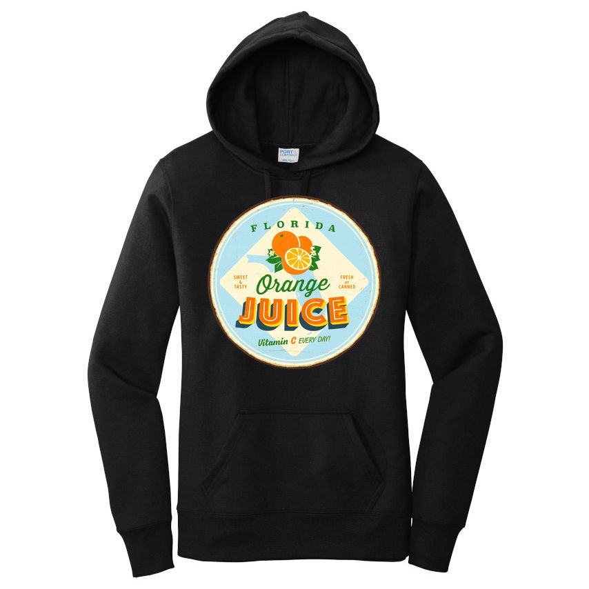 Florida Orange Juice Vitamin C Everyday Women's Pullover Hoodie